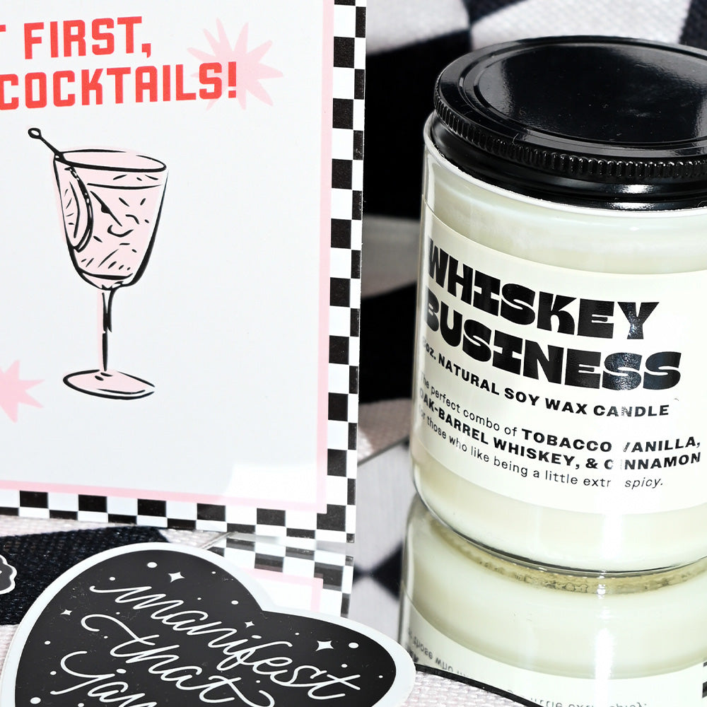 Whiskey Business candle