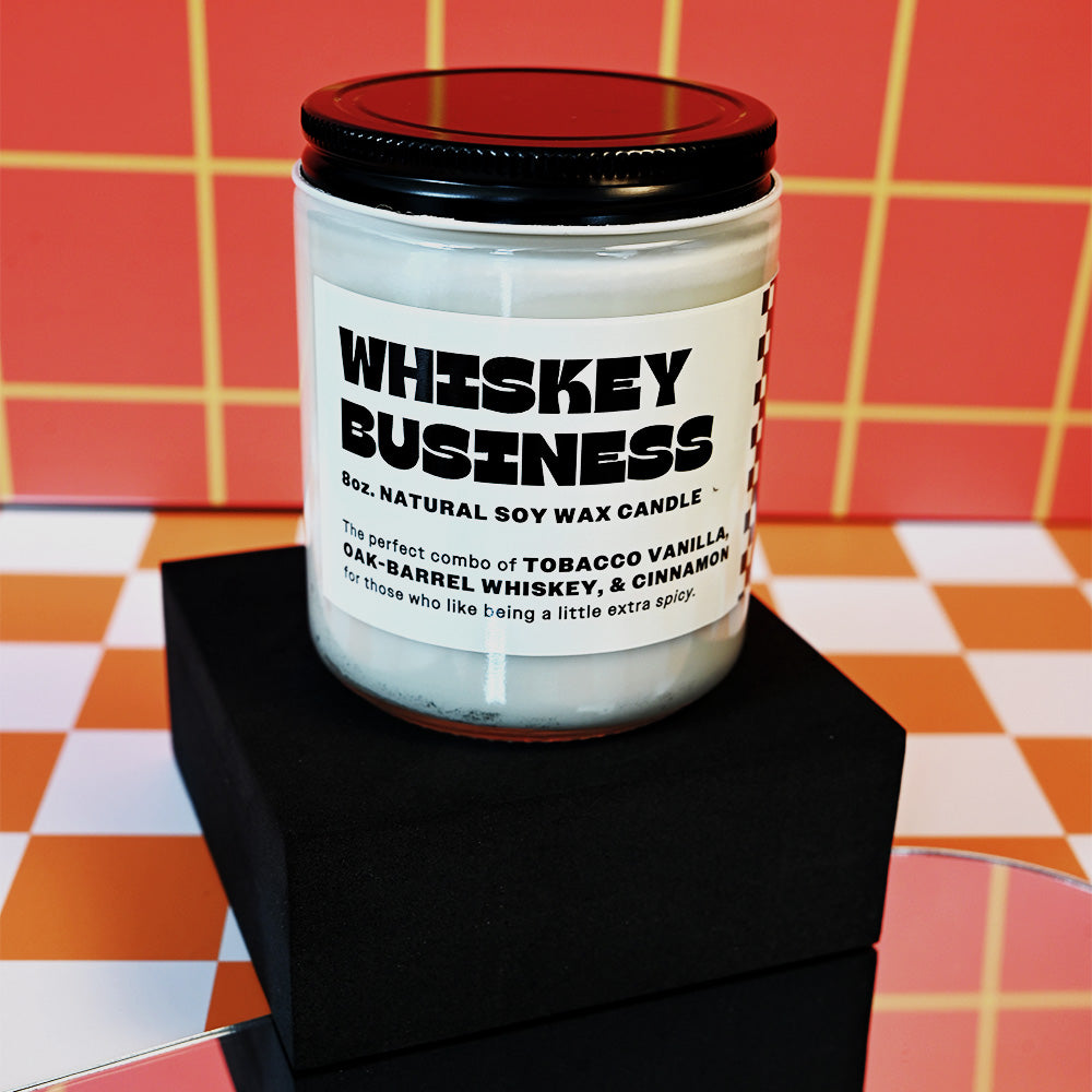 Whiskey Business candle