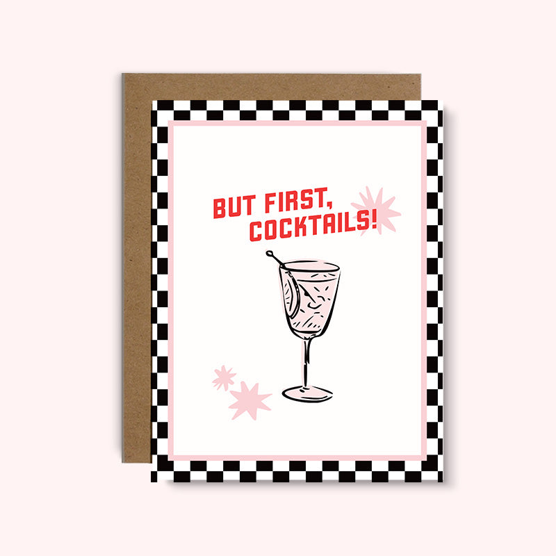 Checkered Cocktails - Black
