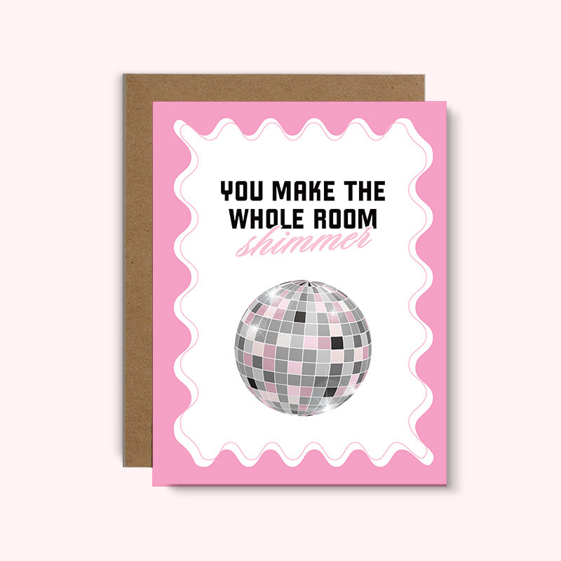 Disco Shimmer card