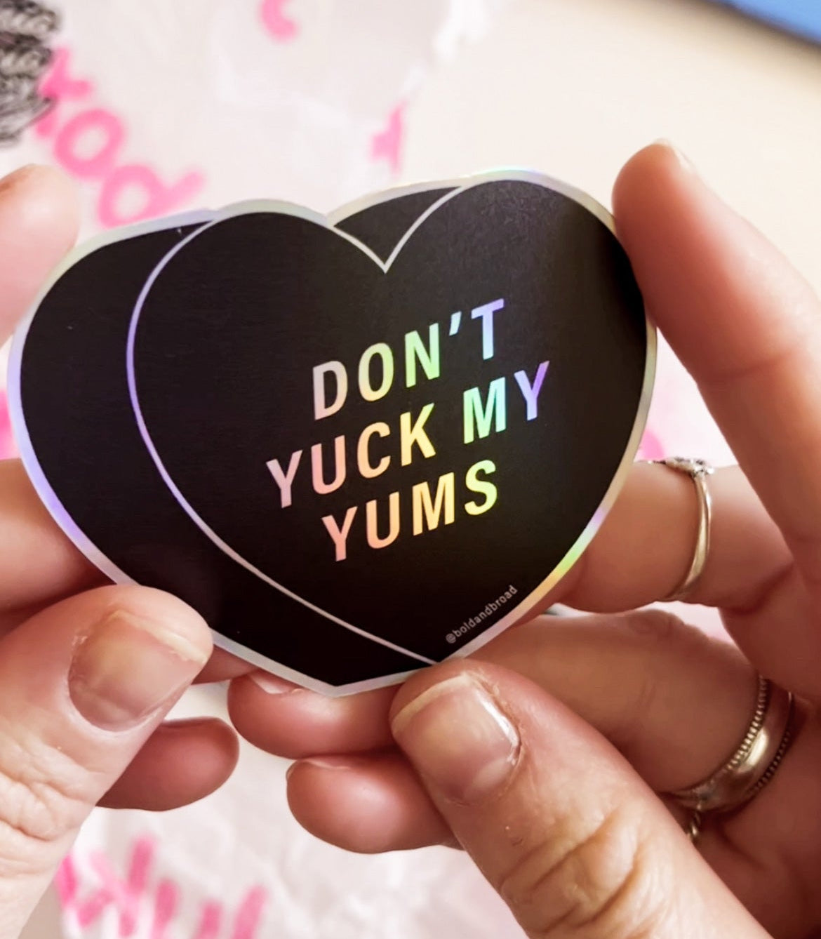 Don't Yuck My Yums