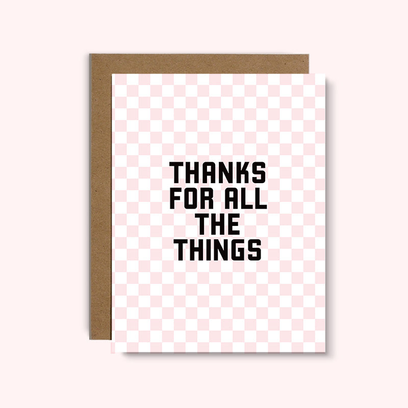 Thanks For All The Things