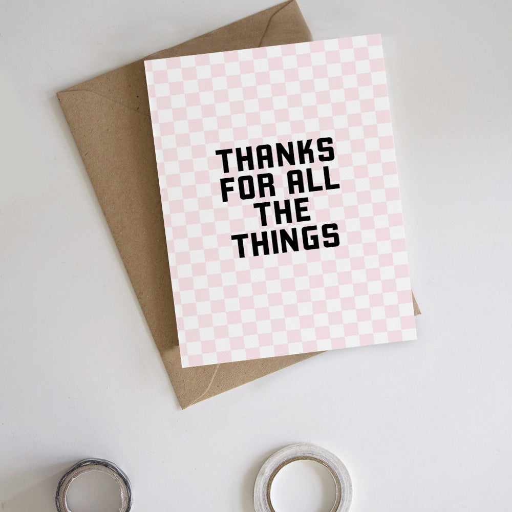 Thanks For All The Things